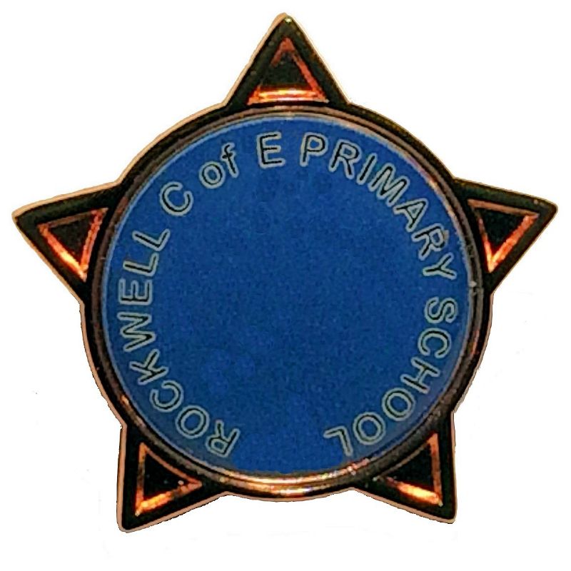 Custom Text Star Badge